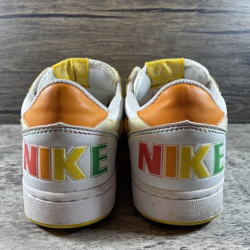 Nike Terminator Low Basic White Yellow 2009 Rare 336610-113 Men’s 9.5 - Picture 5 of 7